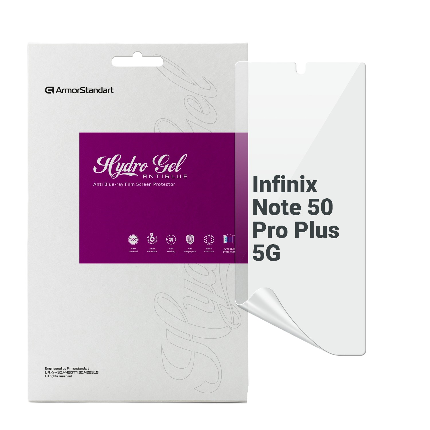 Защитная пленка для смартфона Armorstandart Anti-Blue for Infinix Note 50 Pro Plus 5G (ARM85185)