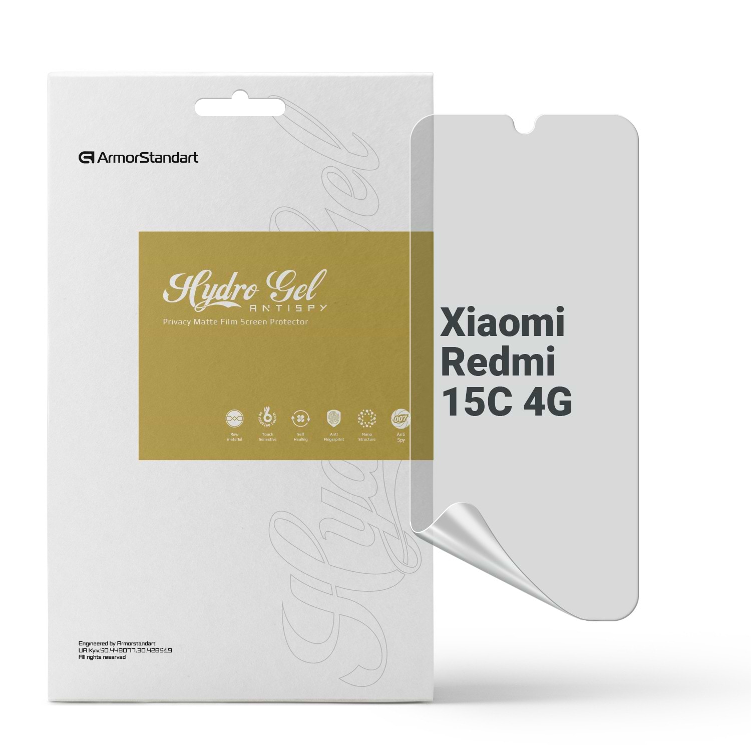 Захисна плівка для смартфону Armorstandart Anti-spy for Xiaomi Redmi 15C 4G (ARM85452)