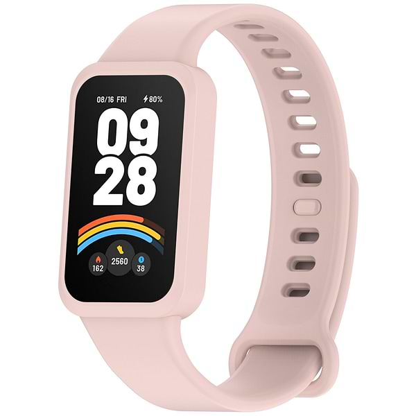 Фото - Ремінець для фітнес-браслету Armorstandart for Xiaomi Smart Band 9 Active / Redmi Smart Band 3 Pale Pink (ARM85585)