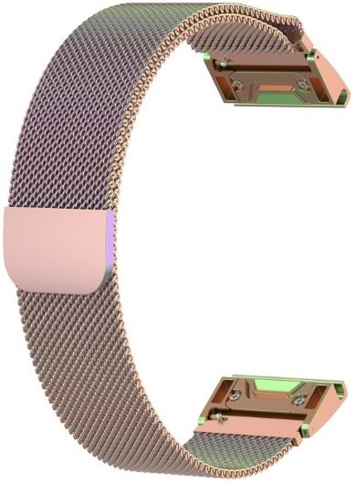 Фото - Ремінець для смарт-годинника Armorstandart Milanese Magnetic for Garmin 20 mm Gradient (ARM85723)