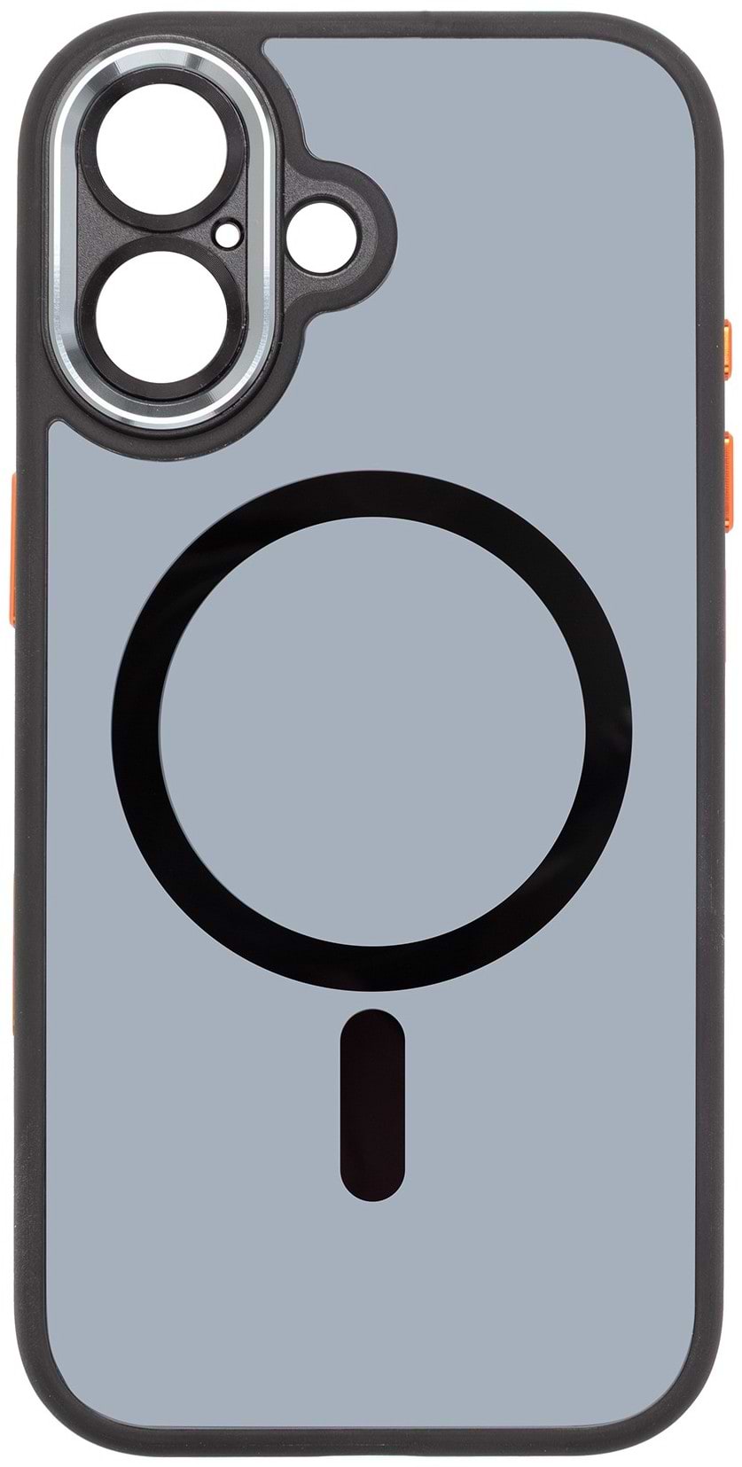 Чохол для смартфону Armorstandart Unit MagCase SE for Apple iPhone 17 Black Orange (ARM86314) - Фото 1