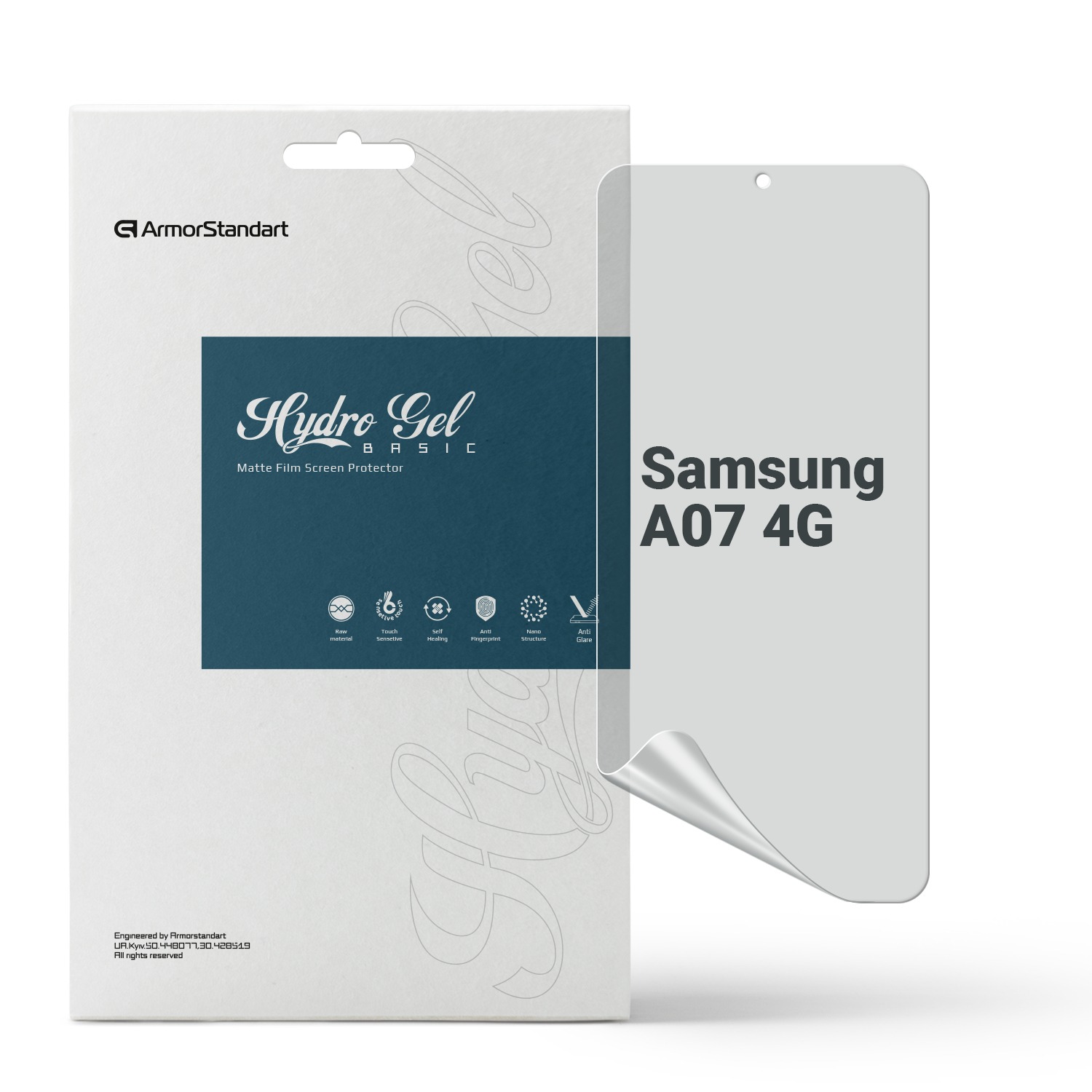Защитная пленка для смартфона Armorstandart Matte for Samsung A07 4G (ARM86497) - Фото 1
