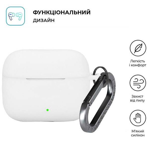 Фото - Чохол для навушників Armorstandart Hang Case for OPPO Enco Buds3 Pro White (ARM86805)