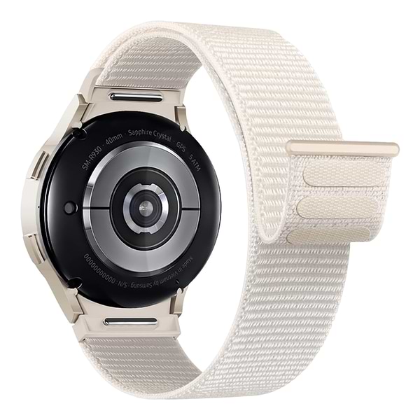 Фото - Ремінець для смарт-годинника Armorstandart Nylon Band for Samsung Galaxy Watch 7 / FE / 6 / 6 Classic / 5 / 5 Pro / 4 / 4 Classic Starlight (ARM86846) Фото - Ремінець для смарт-годинника Armorstandart Nylon Band for Samsung Galaxy Watch 7 / FE / 6 / 6 Classic / 5 / 5 Pro / 4 / 4 Classic Starlight (ARM86846)