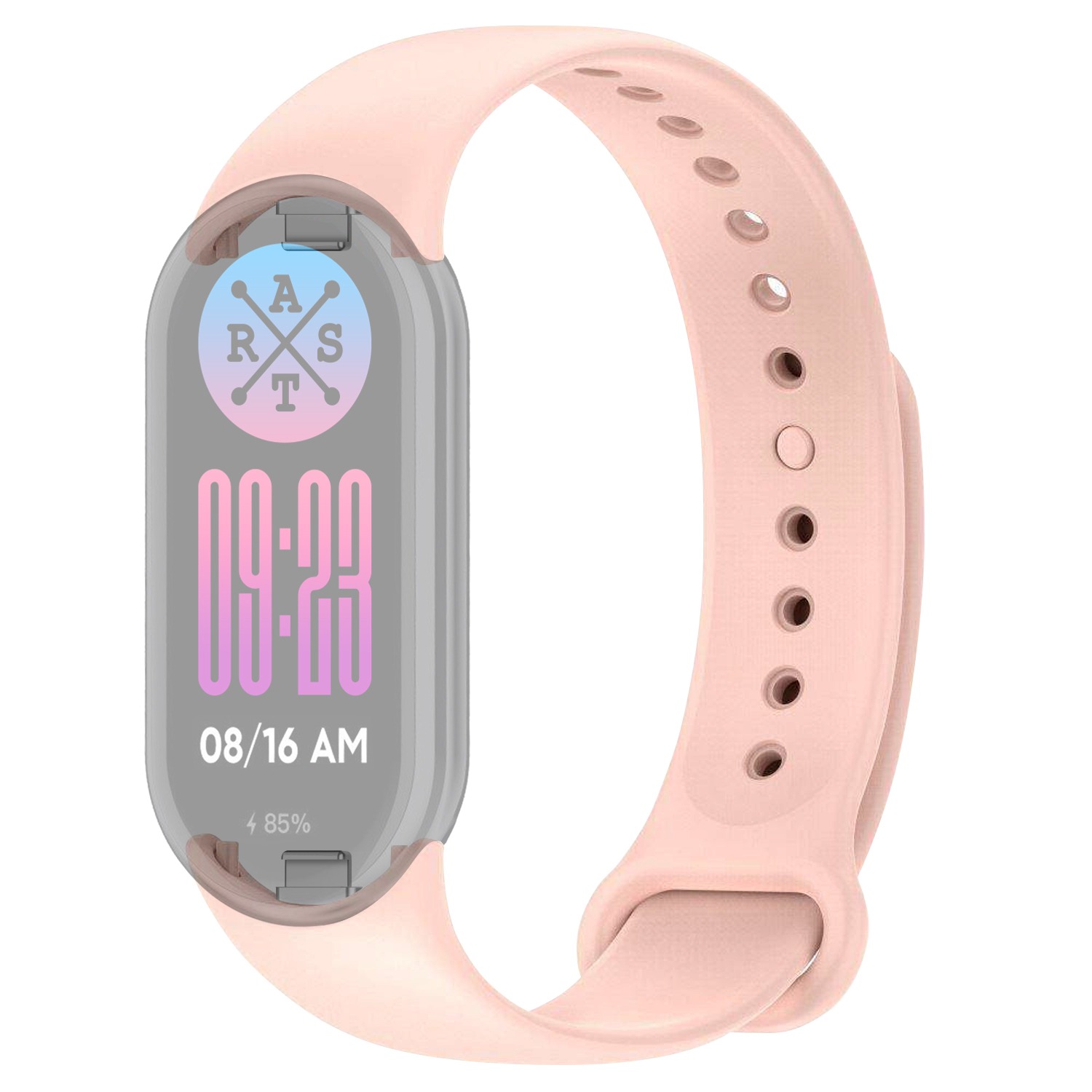 Ремінець для фітнес-браслету Armorstandart for Xiaomi Smart Band 10/9/8 Powder Pink (ARM86913) - Фото 1