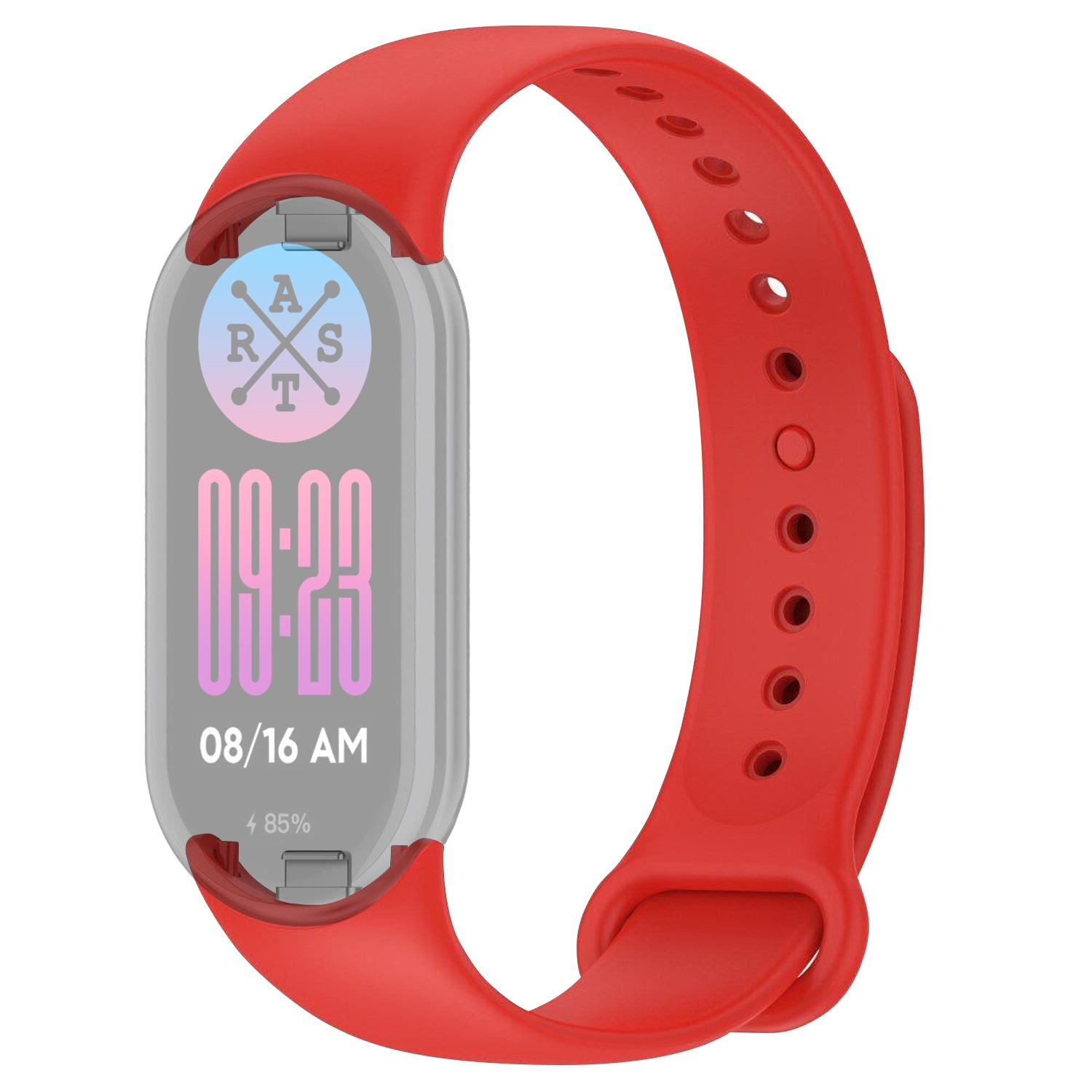 Ремінець для фітнес-браслету Armorstandart for Xiaomi Smart Band 10/9/8 Red (ARM86914) - Фото 1
