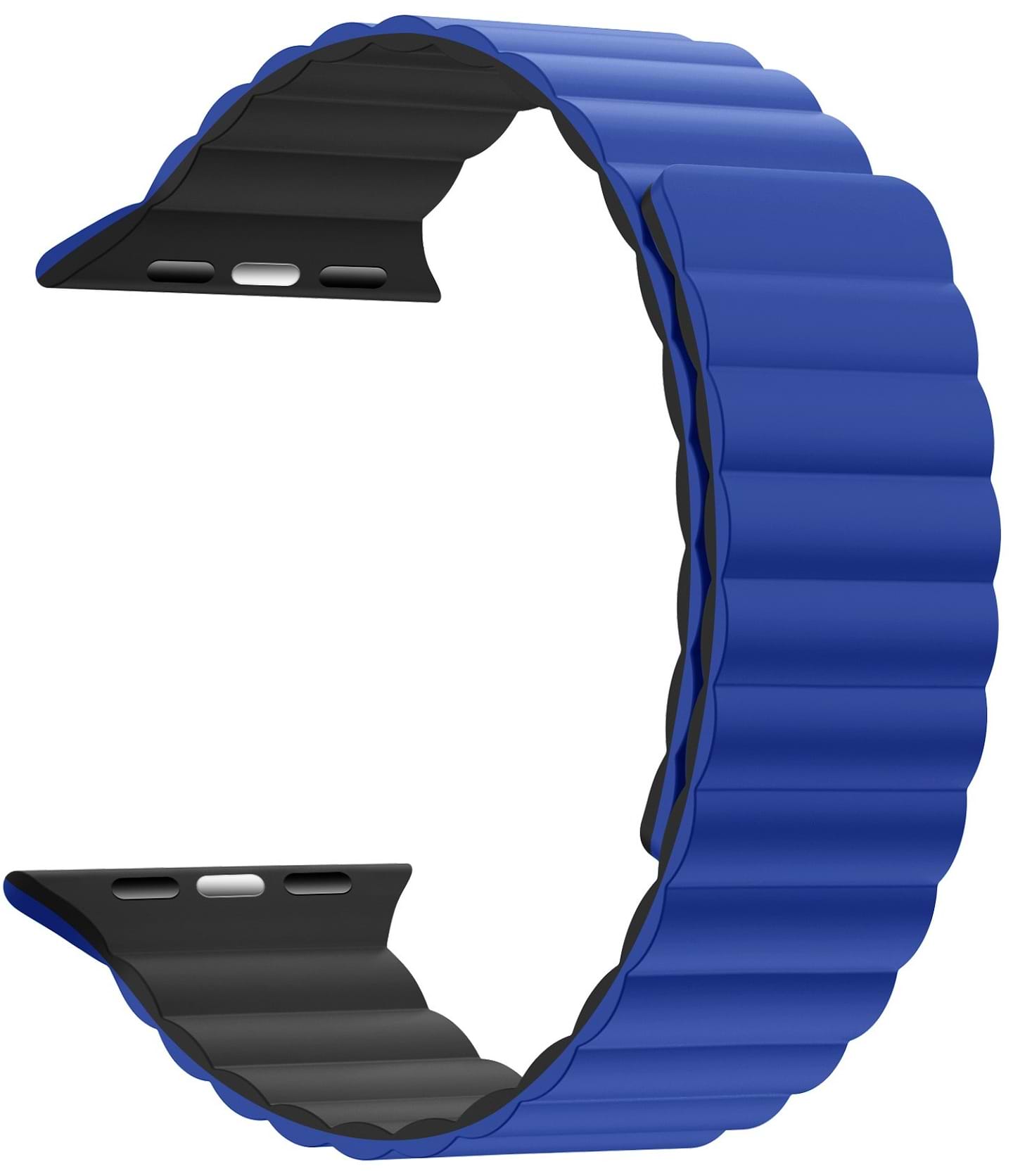 Ремінець для смарт-годинника Armorstandart MagLink for Apple Watch 49/46/45/44/42 (Series 1-3) Blue Black (ARM86936)