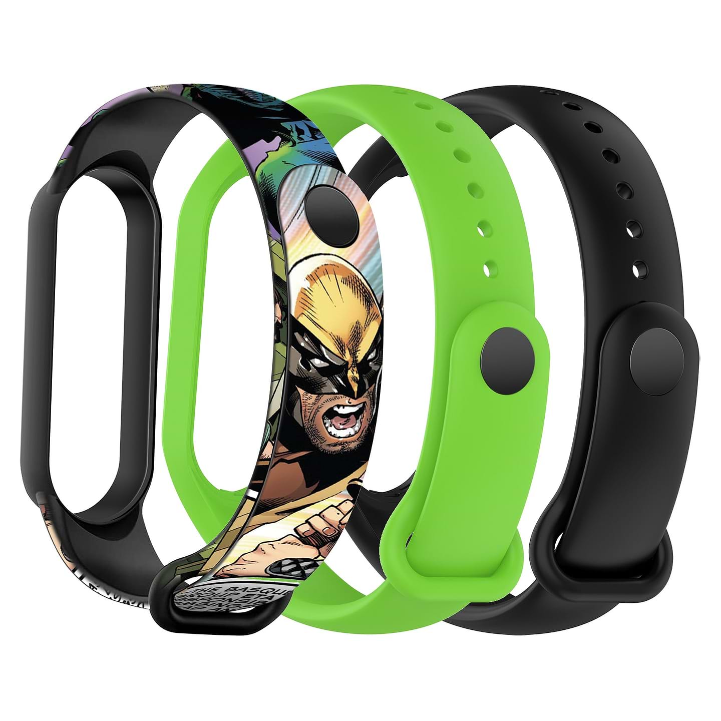 Ремінець для фітнес-браслету Armorstandart for Xiaomi Mi Band 7/6/5 New Style Wolverine (ARM87047)