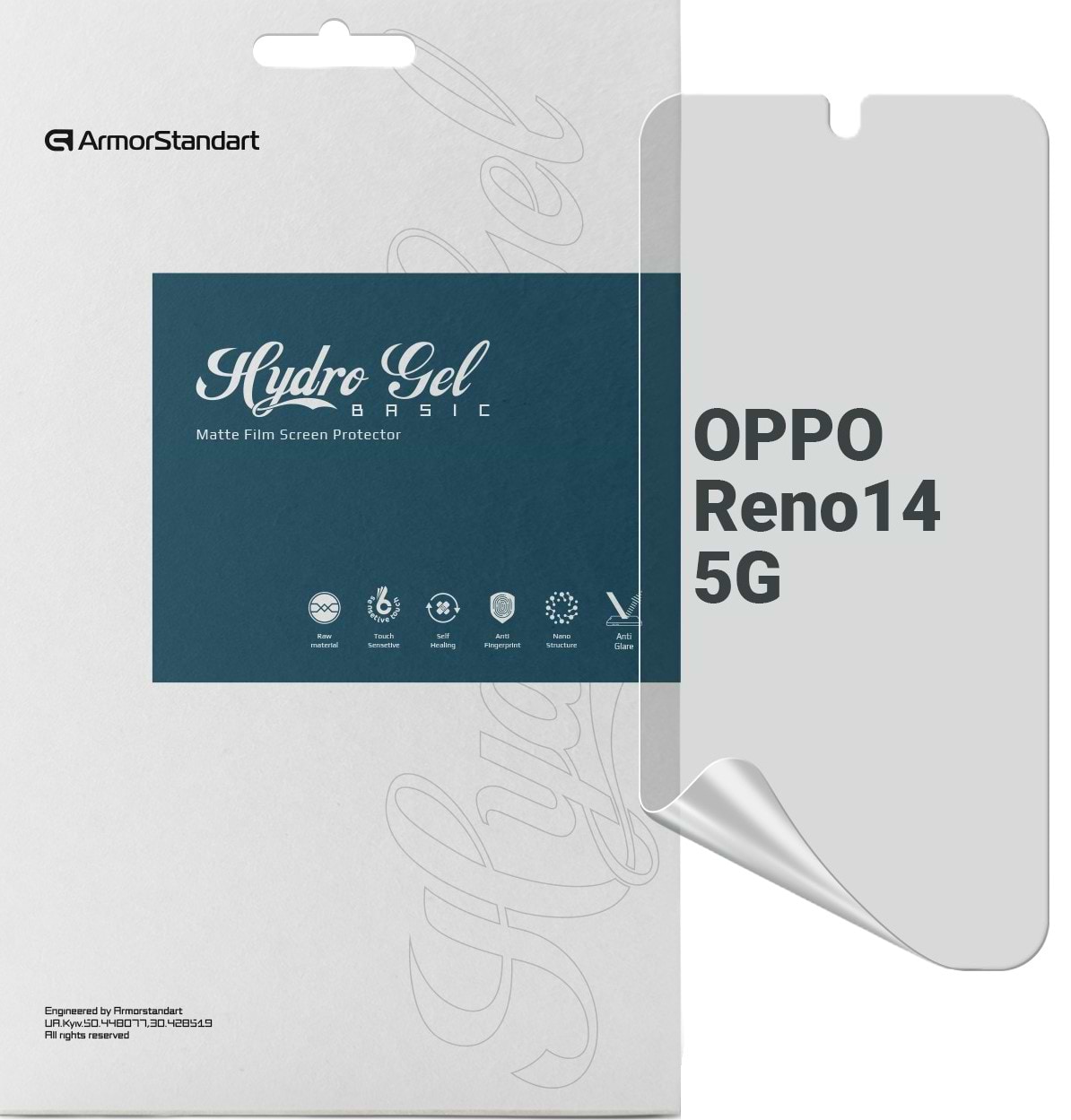 Захисна плівка для смартфону Armorstandart Matte for OPPO Reno14 5G (ARM87120)