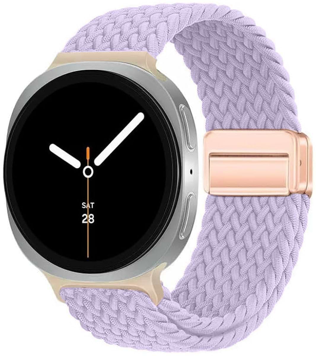Ремінець для смарт-годинника Armorstandart Braided Solo Loop for Samsung Watch 8 / 8 Classic (20x113 mm) Lilac (ARM87355)