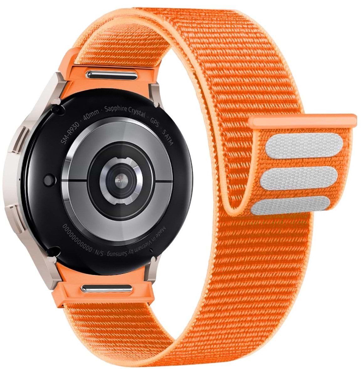 Ремінець для смарт-годинника Armorstandart Nylon Band Samsung Watch 8 / 8 Classic (20x113 mm) Orange (ARM87363)