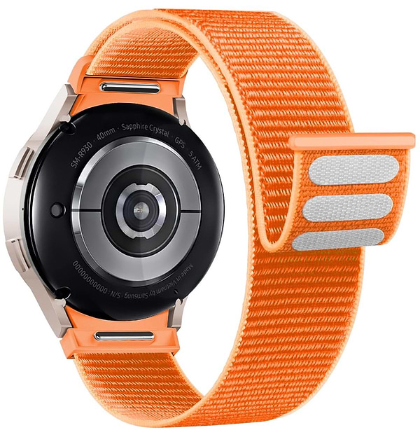 Фото - Ремешок для смарт-часов Armorstandart Nylon Band Samsung Watch 8 / 8 Classic (20x113 mm) Orange (ARM87363)