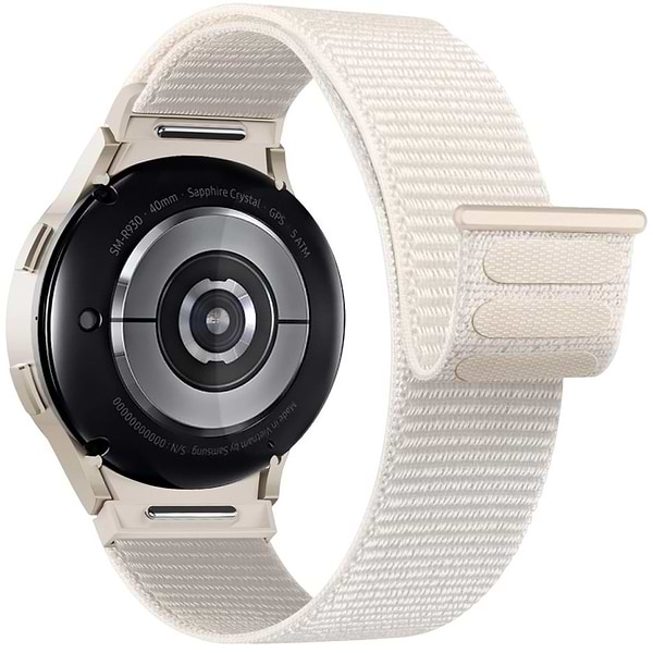 Фото - Ремешок для смарт-часов Armorstandart Nylon Band Samsung Watch 8 / 8 Classic (20x113 mm) Starlight (ARM87366)