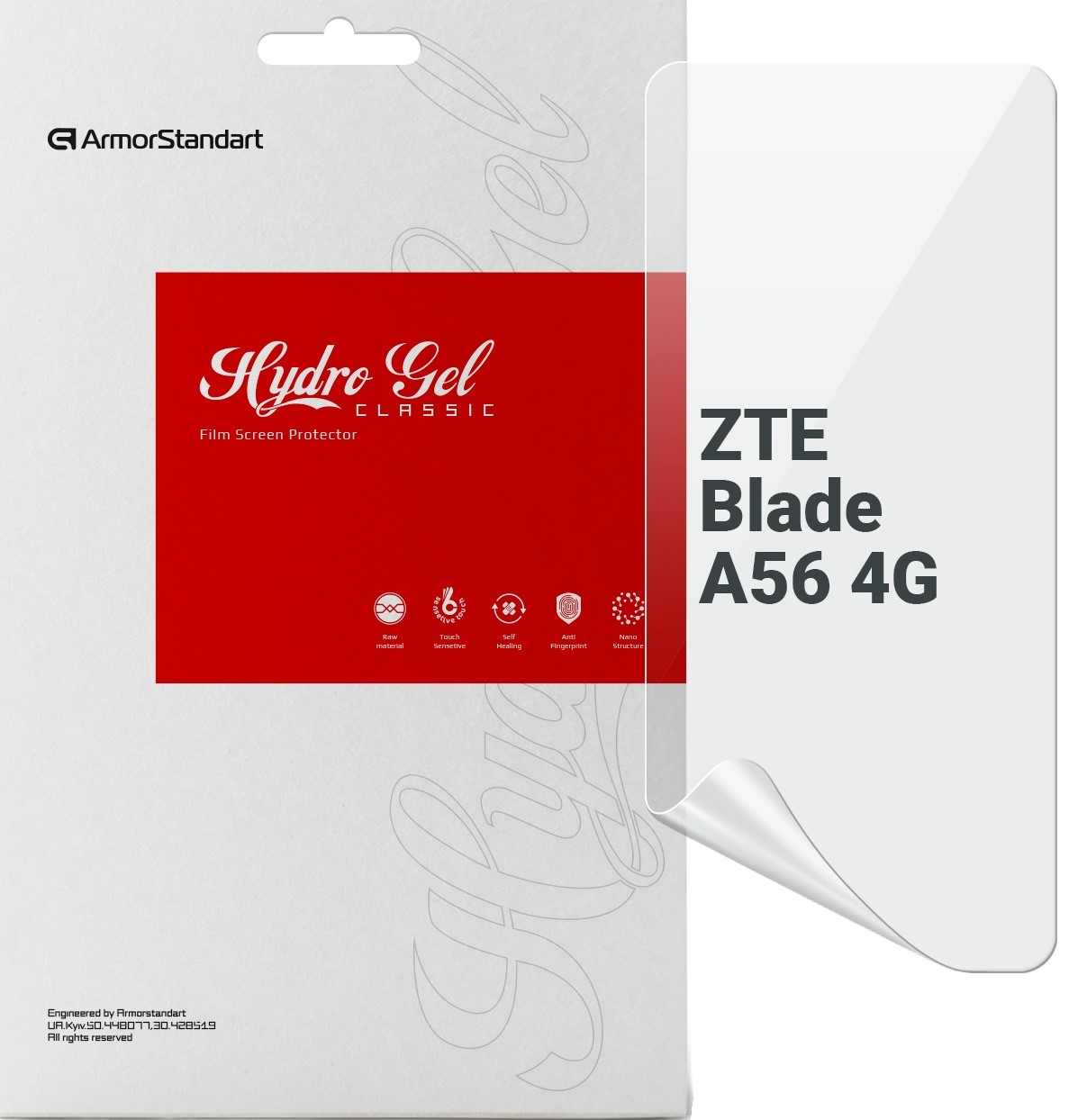 Захисна плівка для смартфону Armorstandart for ZTE Blade A56 4G (ARM87512)