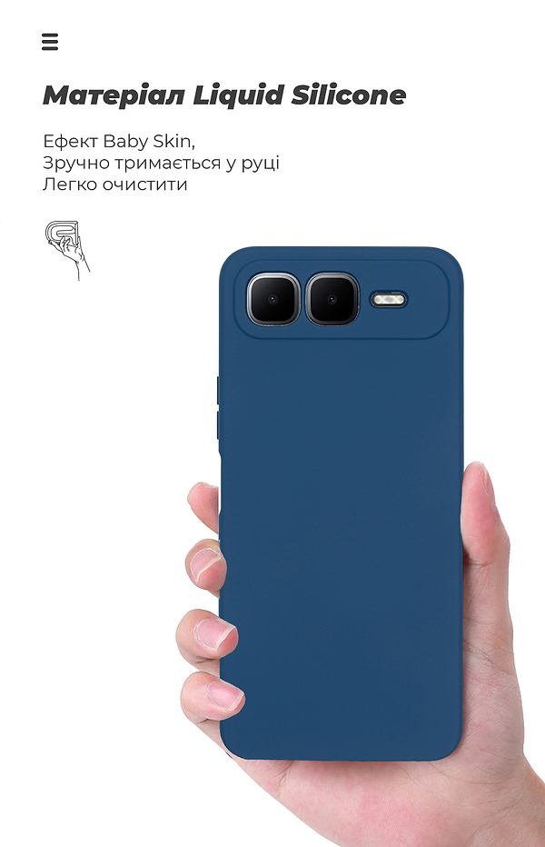 Фото - Чохол для смартфону Armorstandart ICON for Infinix Smart 10 Plus 4G Camera cover Dark Blue (ARM87952)