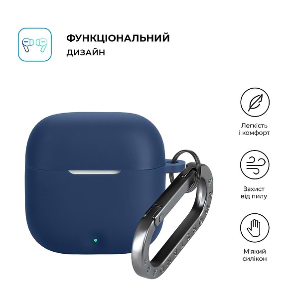 Фото - Чехол для наушников Armorstandart Hang Case for OPPO Enco Buds3 Dark Blue (ARM88031)