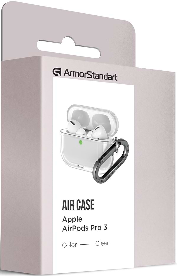 Фото - Чехол для наушников Armorstandart Air for Apple Airpods Pro 3 Clear (ARM88268)