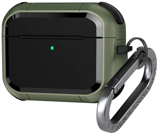Фото - Чохол для навушників Armorstandart Panzer for Apple Airpods Pro 3 Olive Green (ARM88289)