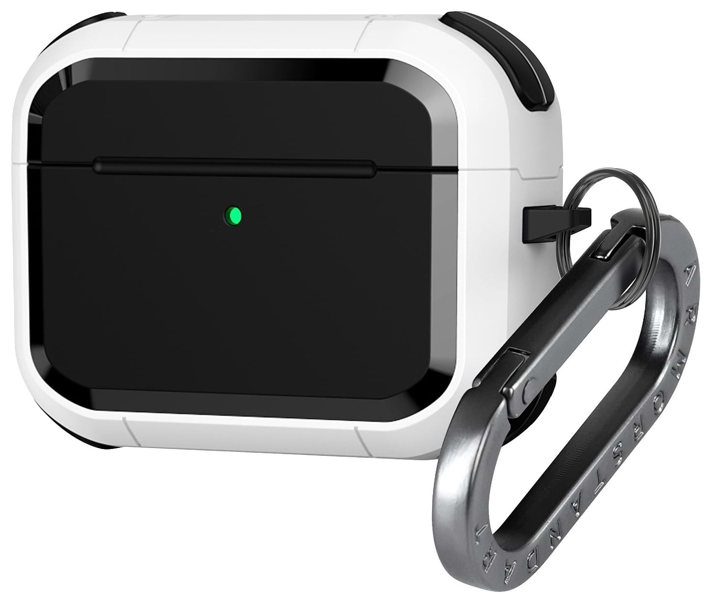 Чохол для навушників Armorstandart Panzer for Apple Airpods Pro 3 White (ARM88290) - Фото 1