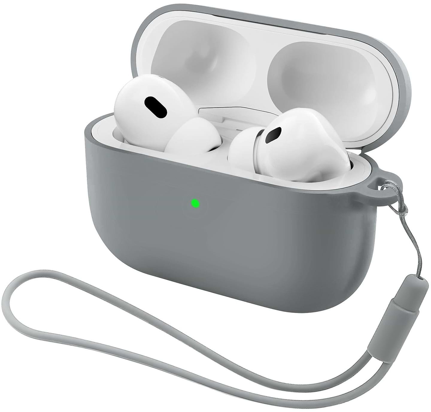 Чехол для наушников Armorstandart Silicone Case with straps for Apple Airpods Pro 3 Grey (ARM88295)