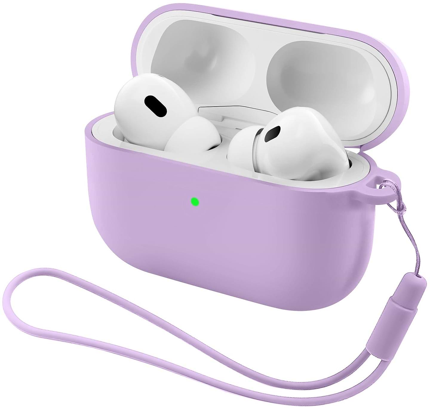 Чехол для наушников Armorstandart Silicone Case with straps for Apple Airpods Pro 3 Pink Purple (ARM88298)