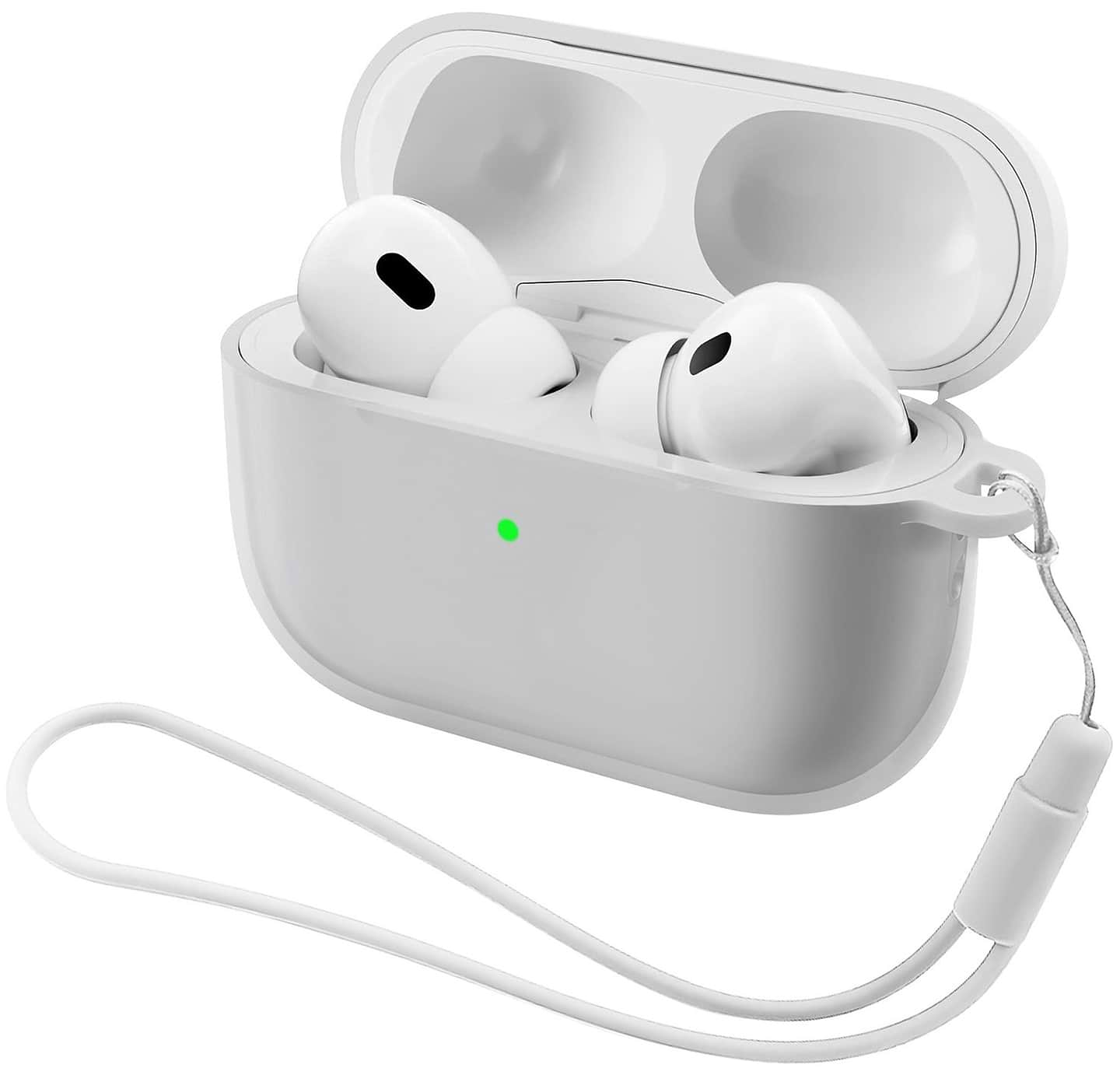 Чохол для навушників Armorstandart Silicone Case with straps for Apple Airpods Pro 3 Transparent (ARM88300) - Фото 1