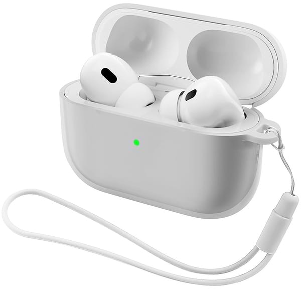 Фото - Чехол для наушников Armorstandart Silicone Case with straps for Apple Airpods Pro 3 Transparent (ARM88300)
