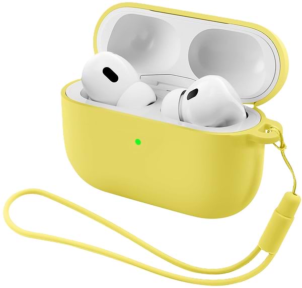 Фото - Чехол для наушников Armorstandart Silicone Case with straps for Apple Airpods Pro 3 Yellow (ARM88303)