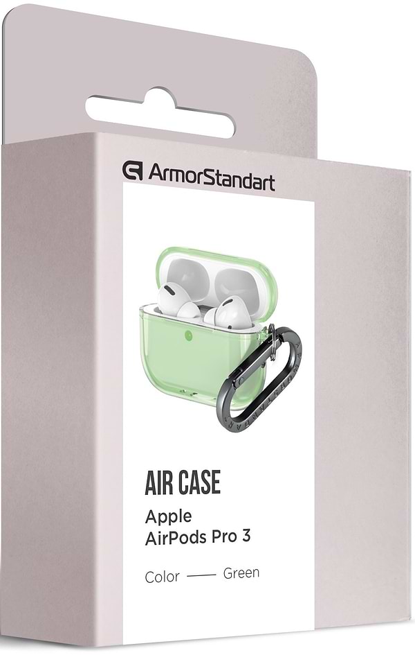Фото - Чехол для наушников Armorstandart Air for Apple Airpods Pro 3 Green (ARM88305)