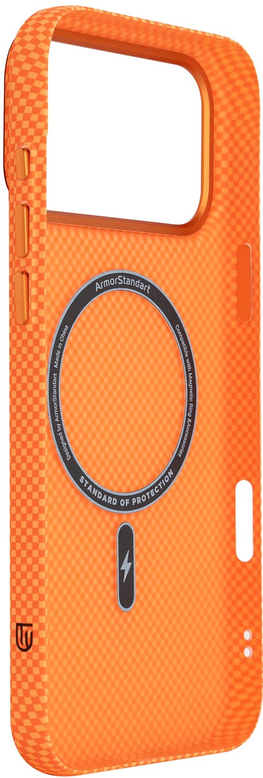 Фото - Чохол для смартфону Armorstandart LikeCarbon2 MagCase for Apple iPhone 17 Pro Max Kevlar Orange (ARM88555)