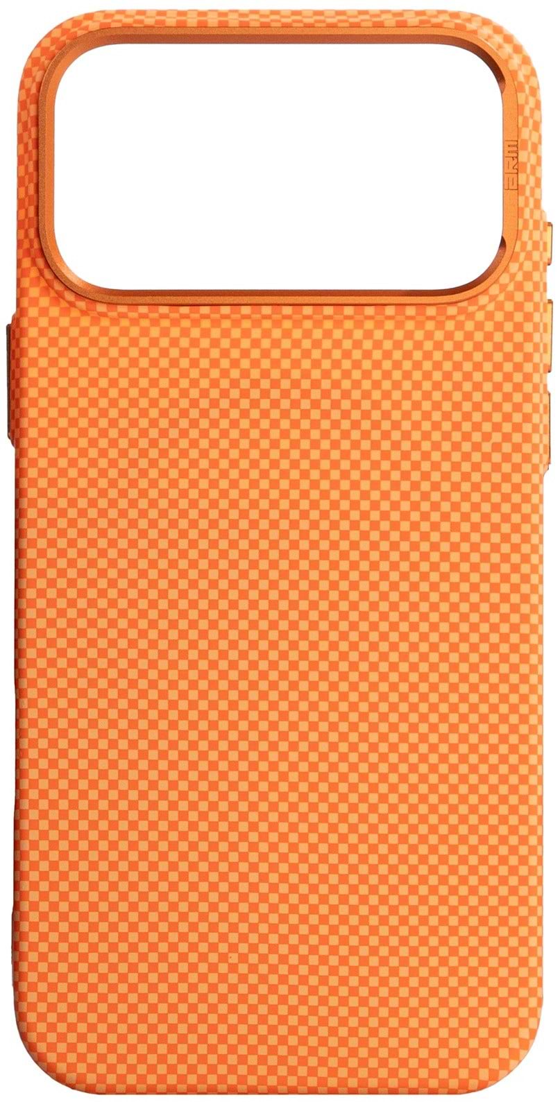 Чохол для смартфону Armorstandart LikeCarbon2 MagCase for Apple iPhone 17 Pro Max Kevlar Orange (ARM88555) - Фото 1