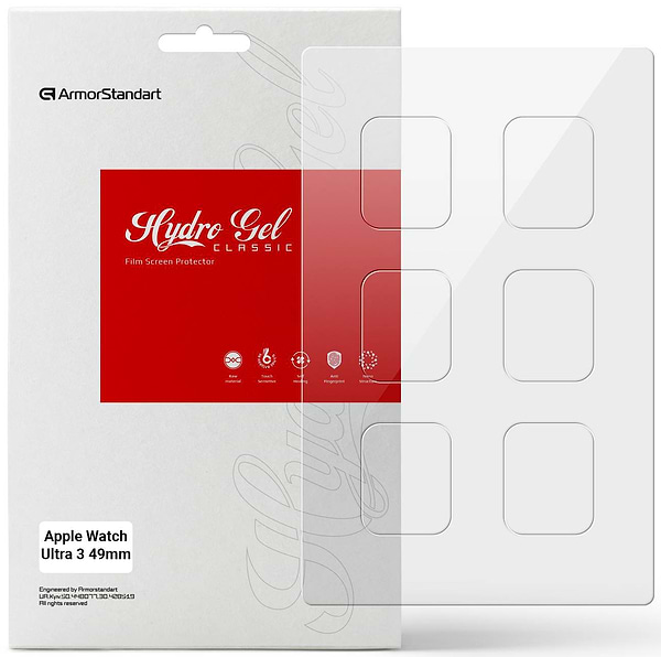 Фото - Защитная пленка для смарт-часов Armorstandart for Apple Watch Ultra 3 49mm 6 шт. (ARM88737)
