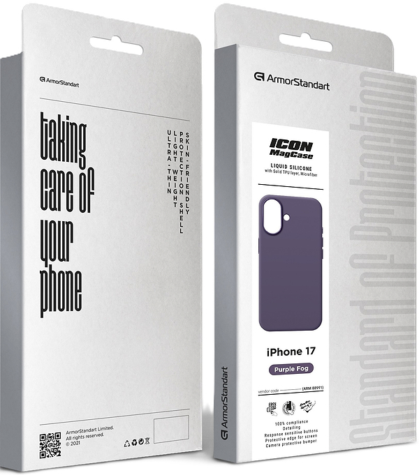 Фото - Чохол для смартфону Armorstandart ICON2 MagCase for Apple iPhone 17 Purple Fog (ARM88991)