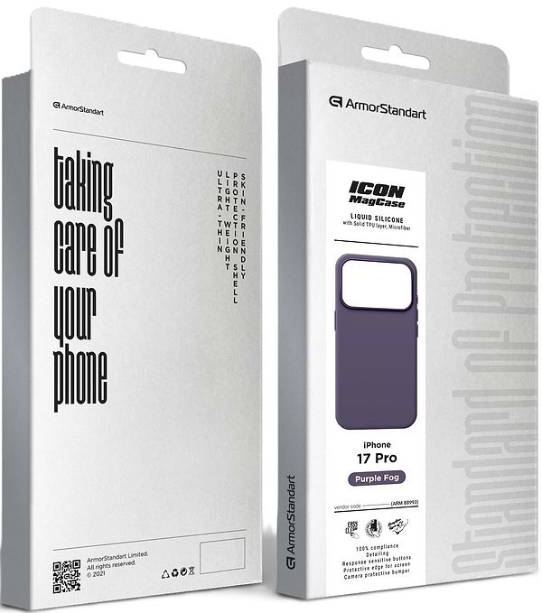 Фото - Чехол для смартфона Armorstandart ICON2 MagCase for Apple iPhone 17 Pro Purple Fog (ARM88993)
