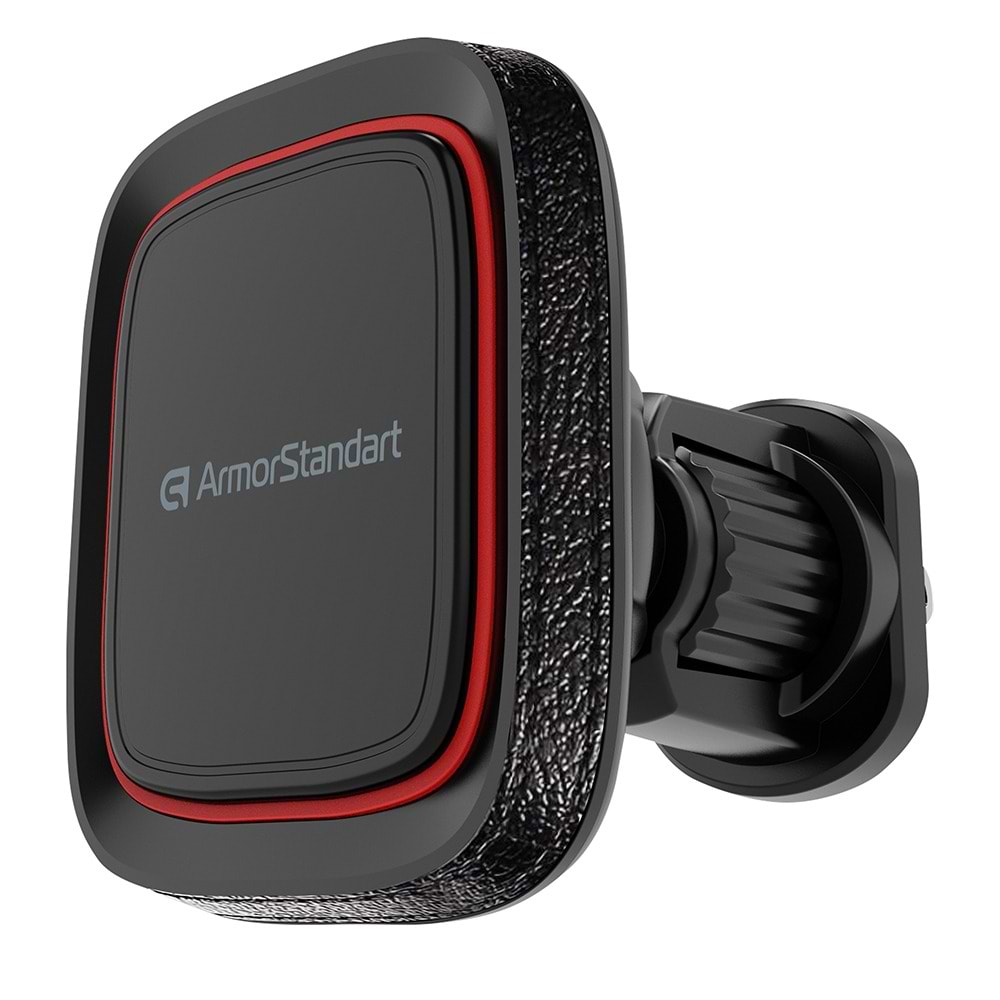 Автотримач Armorstandart DriveEasy Airvent Leather Black (ARM89001)