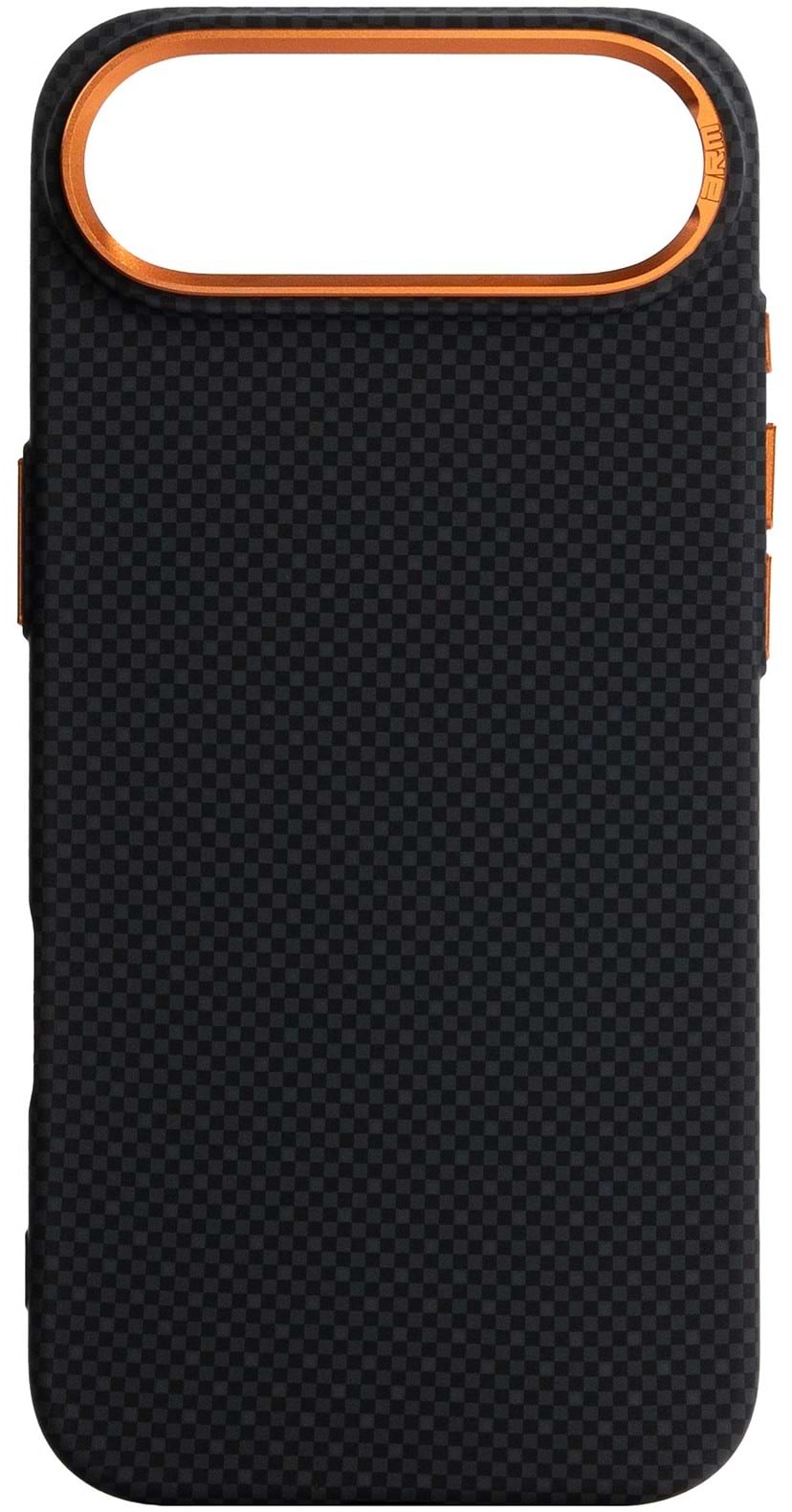 Чехол для смартфона Armorstandart LikeCarbon2 SE MagCase for Apple iPhone 17 Air Kevlar Black Orange (ARM89166) - Фото 1