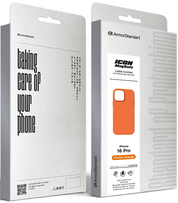 Фото - Чехол для смартфона Armorstandart ICON2 MagCase for Apple iPhone 16 Pro Cosmic Orange (ARM89279)