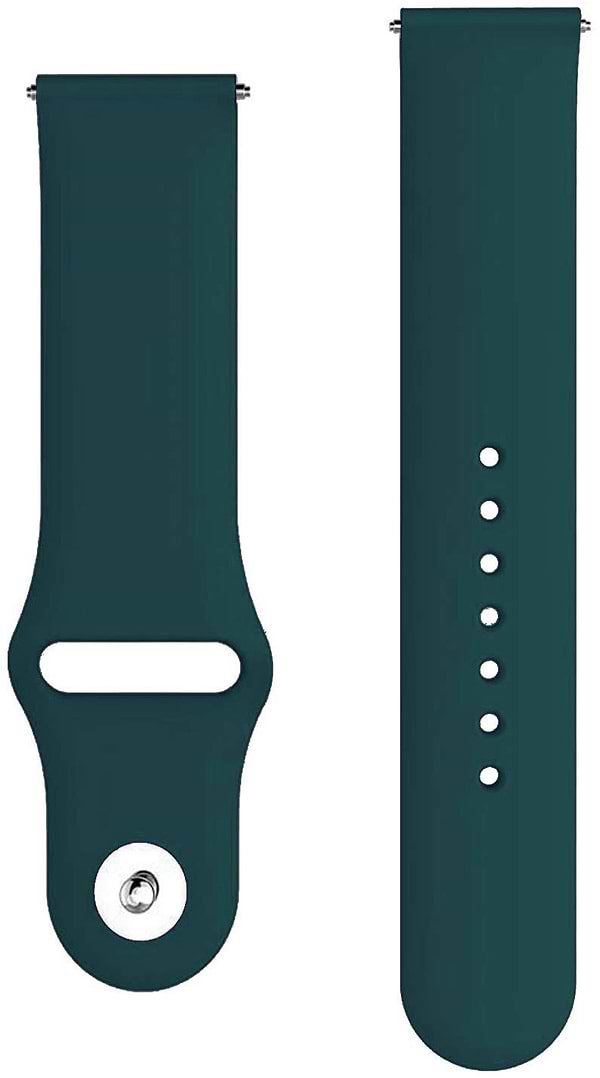 Фото - Ремінець для смарт-годинника Armorstandart Silicone Watch Strap 20mm Dark Green (ARM89318)