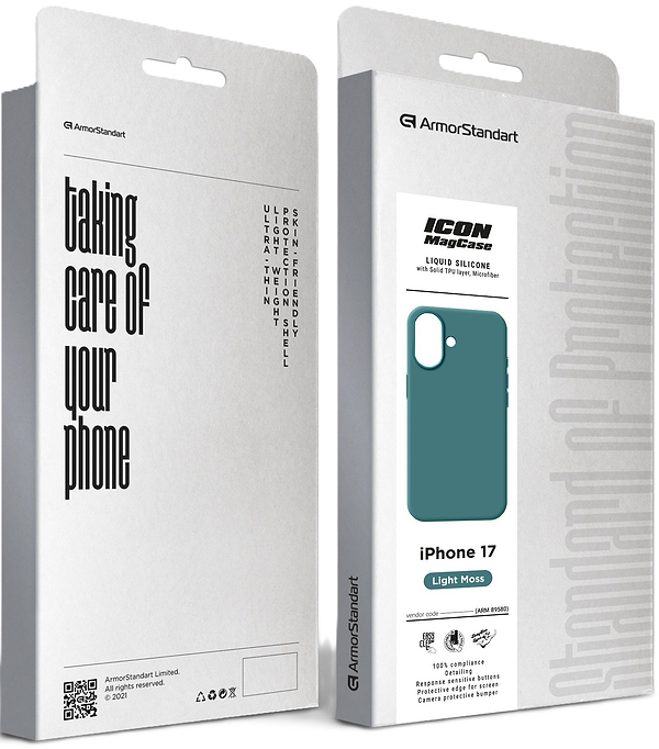 Фото - Чохол для смартфону Armorstandart ICON2 MagCase for Apple iPhone 17 Light Moss (ARM89580)
