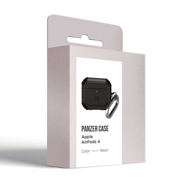 Фото - Чехол для наушников Armorstandart Panzer for Apple Airpods 4 Black (ARM82552)