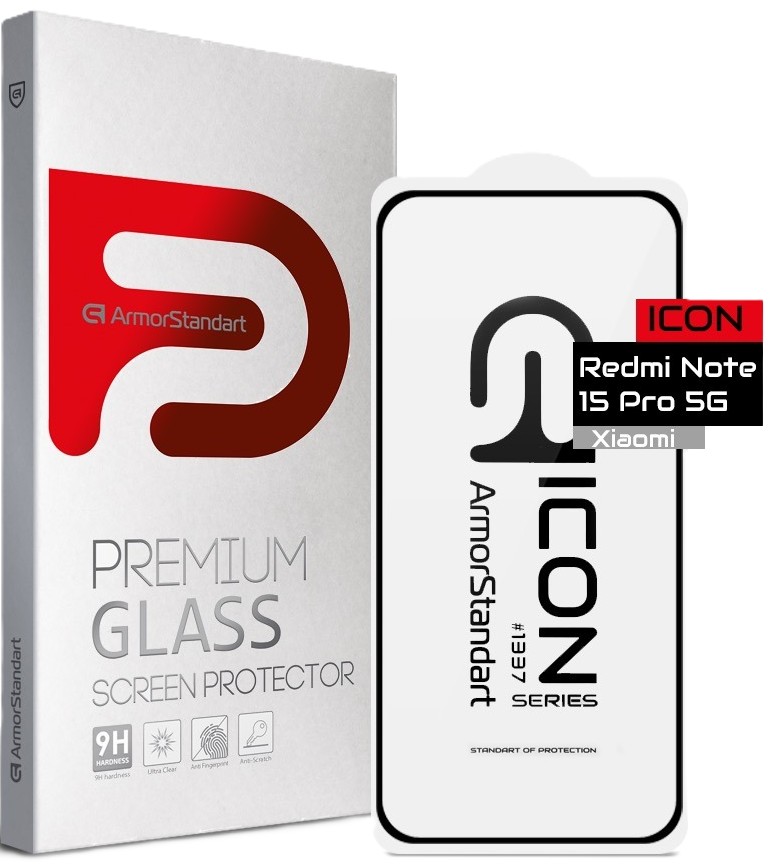 Защитное стекло для смартфона Armorstandart Icon for Xiaomi Redmi Note 15 Pro 5G (ARM90803)