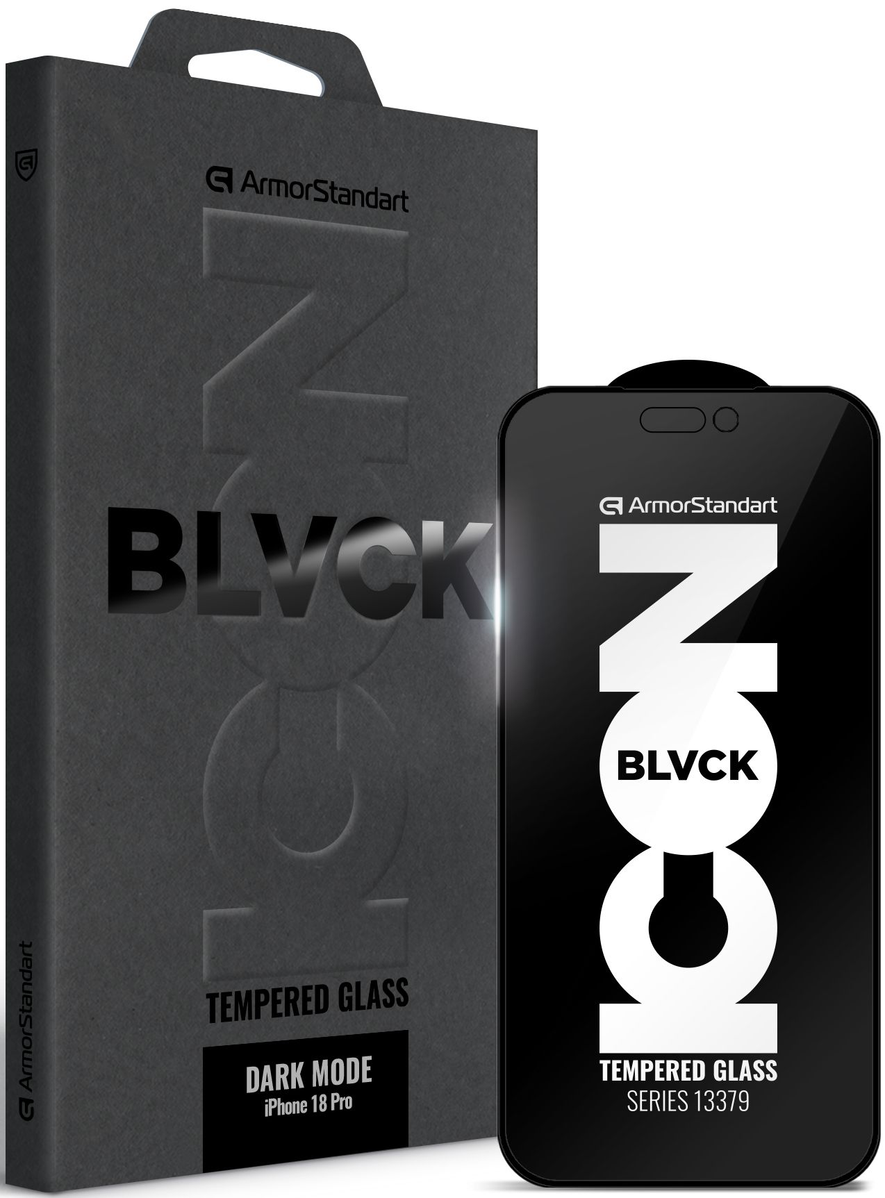 Захисне скло для смартфону Armorstandart Dark Mode BI for Apple iPhone 18 Pro (ARM92163)
