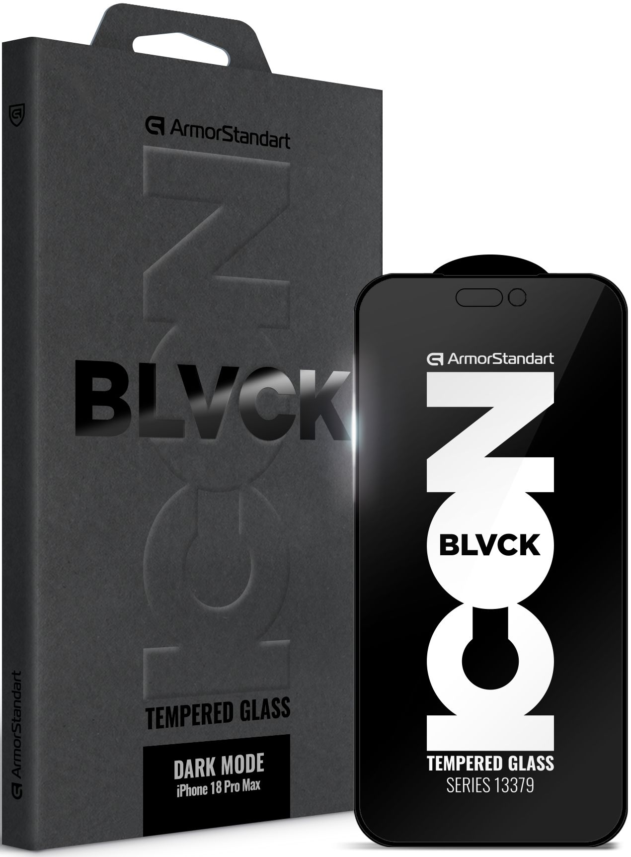 Захисне скло для смартфону Armorstandart Dark Mode BI for Apple iPhone 18 Pro Max (ARM92164)