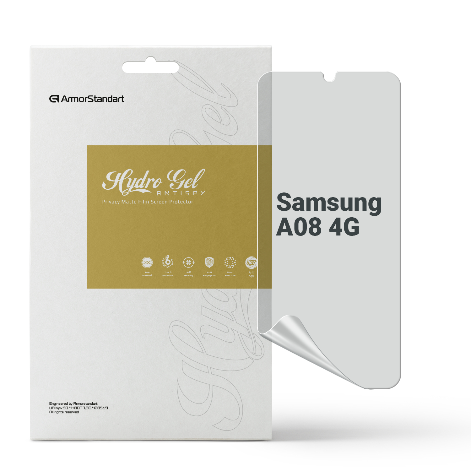 Захисна плівка для смартфону Armorstandart Anti-spy for Samsung A08 4G (ARM92523)