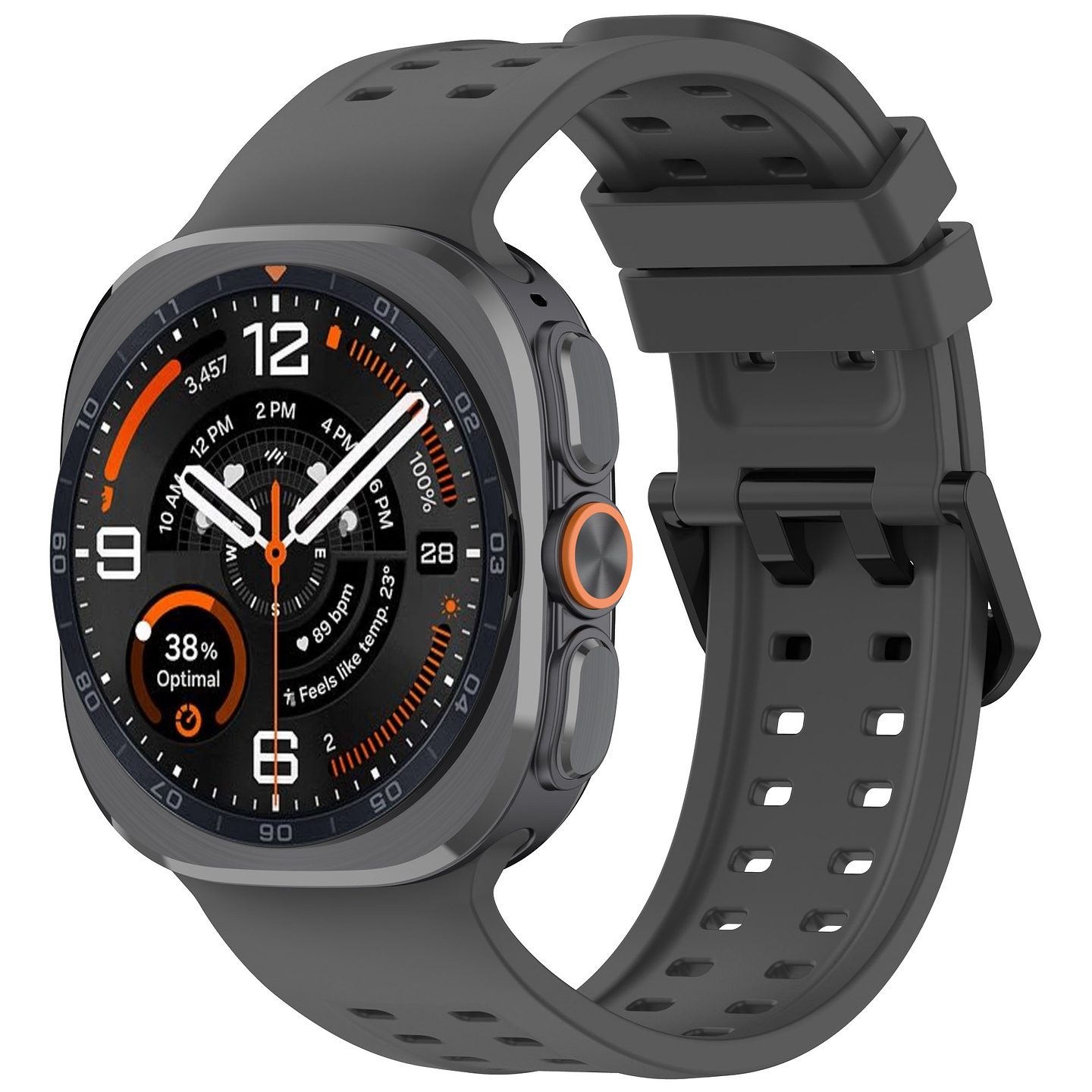 Ремінець для смарт-годинника Armorstandart for Samsung Galaxy Watch Ultra 2/Ultra Dark Grey (ARM93418)