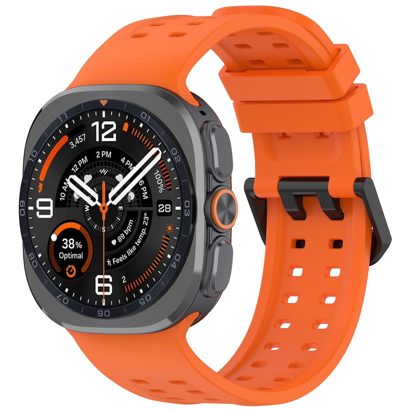 Ремешок для смарт-часов Armorstandart for Samsung Galaxy Watch Ultra 2/Ultra Orange (ARM93612)