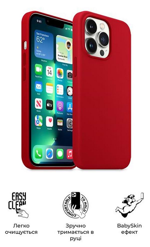 Фото - Чохол для смартфону
 Armorstandart Icon2 for Apple iPhone 13 Pro Max Red (ARM60507)