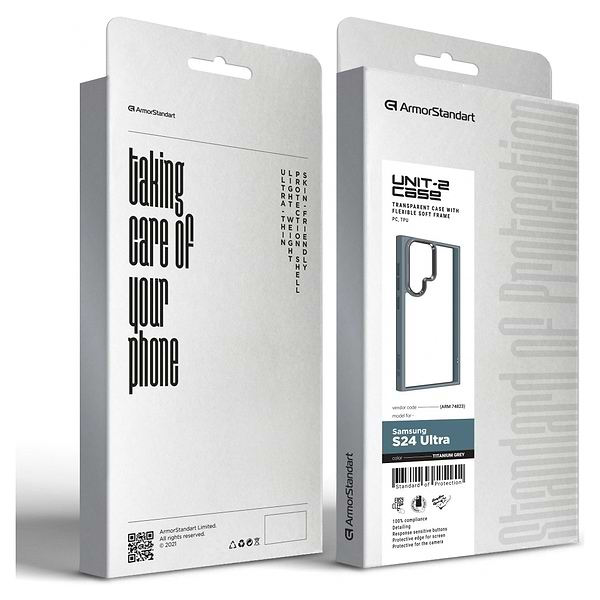 Фото - Чехол для смартфона Armorstandart UNIT2 for Samsung S24 Ultra Titanium Grey (ARM74823)