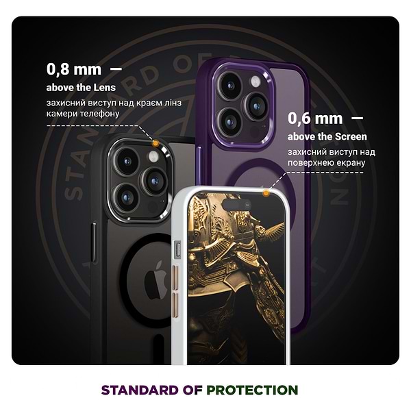 Фото - Чохол для смартфону Armorstandart Unit MagSafe for Apple iPhone 14 Purple (ARM74854)