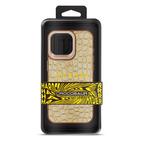 Фото - Чохол для смартфону Harder Crocosaur for Apple iPhone 15 Pro Max Beige (ARM76709)